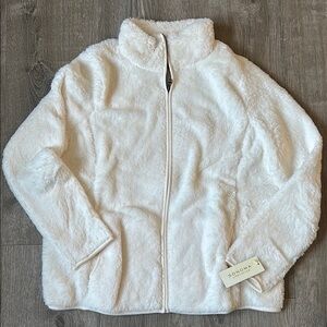 Sonoma Plush Ivory Fleece Jacket